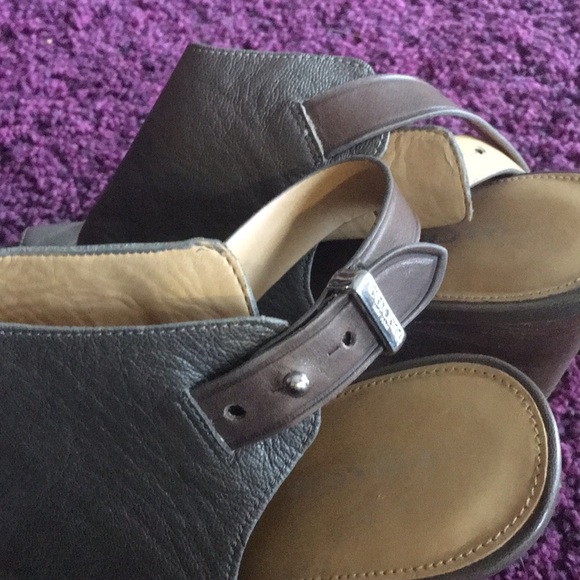 Coach Peep Toe Wedges - Picture 6 of 7